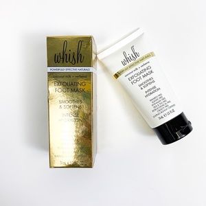 Whish coconut milk & verbena exfoliating foot mask